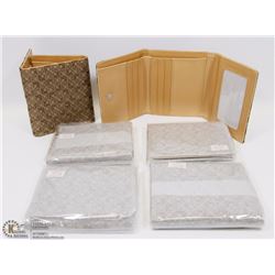 LOT OF 6 NEW WOMENS WALLETS