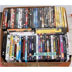 FLAT OF 76 DVD'S INCL 12 SEASON SERIES