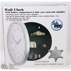 NEW HIDDEN COMPARTMENT WALL CLOCK