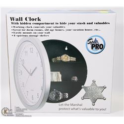 NEW HIDDEN COMPARTMENT WALL CLOCK