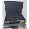 Image 1 : LOT OF 2 METAL ORGANIZER BINS