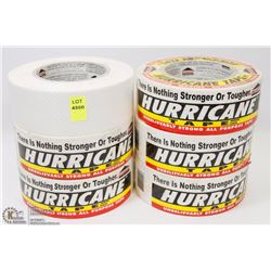 6 ROLLS OF HURRICANE TAPE
