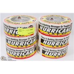 6 ROLLS OF HURRICANE TAPE