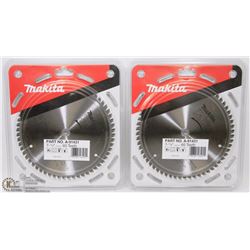 LOT OF 2 MAKITA 7 14" CARBIDE TIPPED BLADES