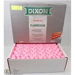 CASE OF DIXON UV SCANNABLE FLUORESCENT CHALK