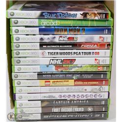 FLAT OF XBOX 360 GAMES