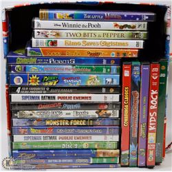 FLAT OF KIDS DVDS
