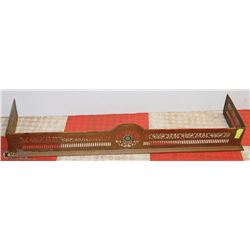 ANTIQUE BRASS FIREPLACE SCREEN