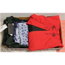 FLAT OF LADIES CLOTHING SIZE 24W, INCLUDES 1 SKIRT