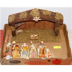 FLAT OF RELIGIOUS FIGURINES