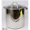 Image 1 : 12 QT. STAINLESS STEEL PRINCESS HOUSE POT