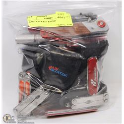 BAG OF POCKET KNIVES
