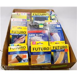 BOX W/NEW INJURY & PAIN RELIEF SUPPORT