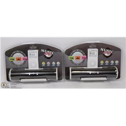 LOT OF 2 MUSIC ANGEL PORTABLE SPEAKERS