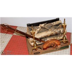 ELECTRIC FIREPLACE INSERT WITH VINTAGE COPPER