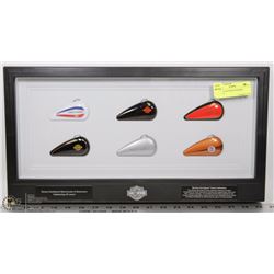 HARLEY DAVIDSON FRAMED DISPLAY