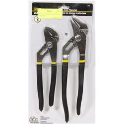 NEW FIX-IT 2PC LARGE GROOVED PLIER SETS