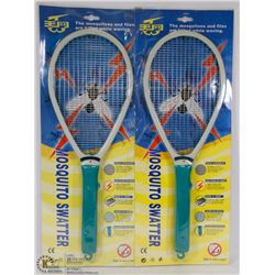 LOT OF 2 ELECTRONIC FLY SWATTERS