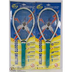 LOT OF 2 ELECTRONIC FLY SWATTERS