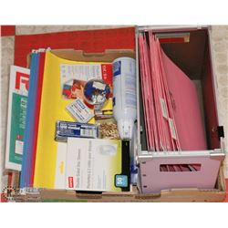 FLAT OF OFFICE SUPPLIES