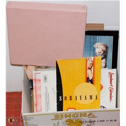 BOX OF ART OF OLIVIA COLLECTOR CARDS (1994) FRAMED