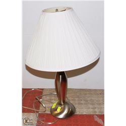 8) SILVER BASE LAMP