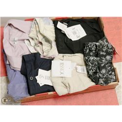 FLAT OF LADIES CLOTHING SIZE 22W, INCLUDES 2 SKIRT