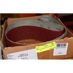 LOT OF THREE 3X78-3/4" ABRASIVE BELTS
