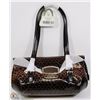 Image 1 : NEW BLACK/ BROWN SNAKESKIN STYLE PURSE