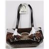 Image 1 : NEW BLACK/ BROWN SNAKESKIN STYLE PURSE
