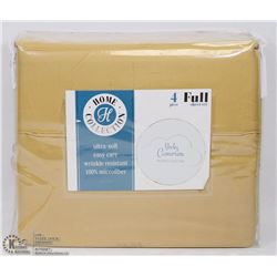 HOME COLLECTION 4PC FULL SHEET SET