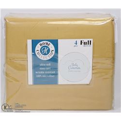 HOME COLLECTION 4PC FULL SHEET SET
