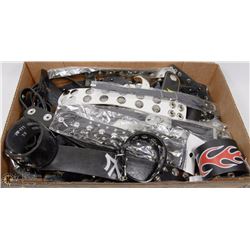 FLAT OF ASSORTED BIKER WRIST BANDS