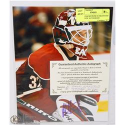 NIKLAS BACKSTROM GUARANTEED AUTHENTIC AUTOGRAPH