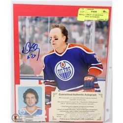 DAVE LUMLEY  GUARANTEED AUTHENTIC AUTOGRAPH