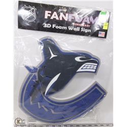 FAN FOAM 3D FOAM WALL SIGN