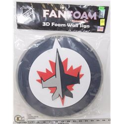 FAN FOAM 3D FOAM WALL SIGN