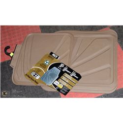 4PC UNIVERSAL FIT VEHICLE FLOOR MATS