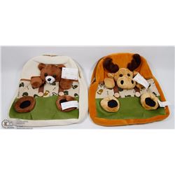 LOT OF TWO SMALL KIDS BACKPACKS