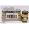 Image 1 : CASE OF 6 DIJON MUSTARD JARS (6X 195ML)