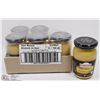 Image 1 : CASE OF 6 DIJON MUSTARD JARS (6X 195ML)
