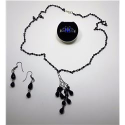 #7 - BLACK SWAROVSKI CRYSTAL SET