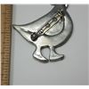 Image 2 : #23 - VINTAGE SIGNED PEWTER BROOCH