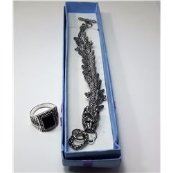 #16 - ARTICULATED TIBETAN SILVER DRAGON