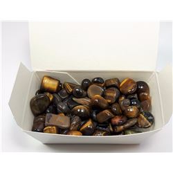 #17 - LOT OF 50 GRAMS OF POLISHED TIGERS EYE