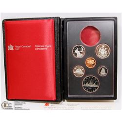 1981 CANADIAN 6 COIN  PROOF SET WITH COA