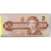 Image 1 : CANADIAN 1986 UNCIRCULATED $2 BILL