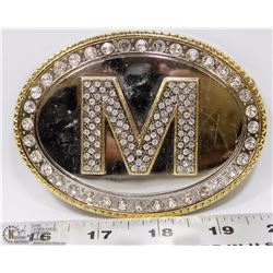 LARGE BELT BUCKLE "M"