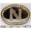 Image 1 : LARGE BELT BUCKLE "N"