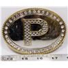 Image 1 : LARGE BELT BUCKLE "P"